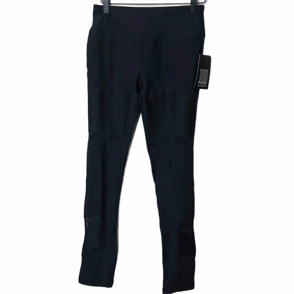 Central Park Sport Black Leggings Size Medium